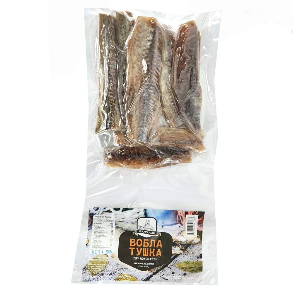 Dried Roach Vobla Fish, Majorfish, 150g/ 5.29oz
