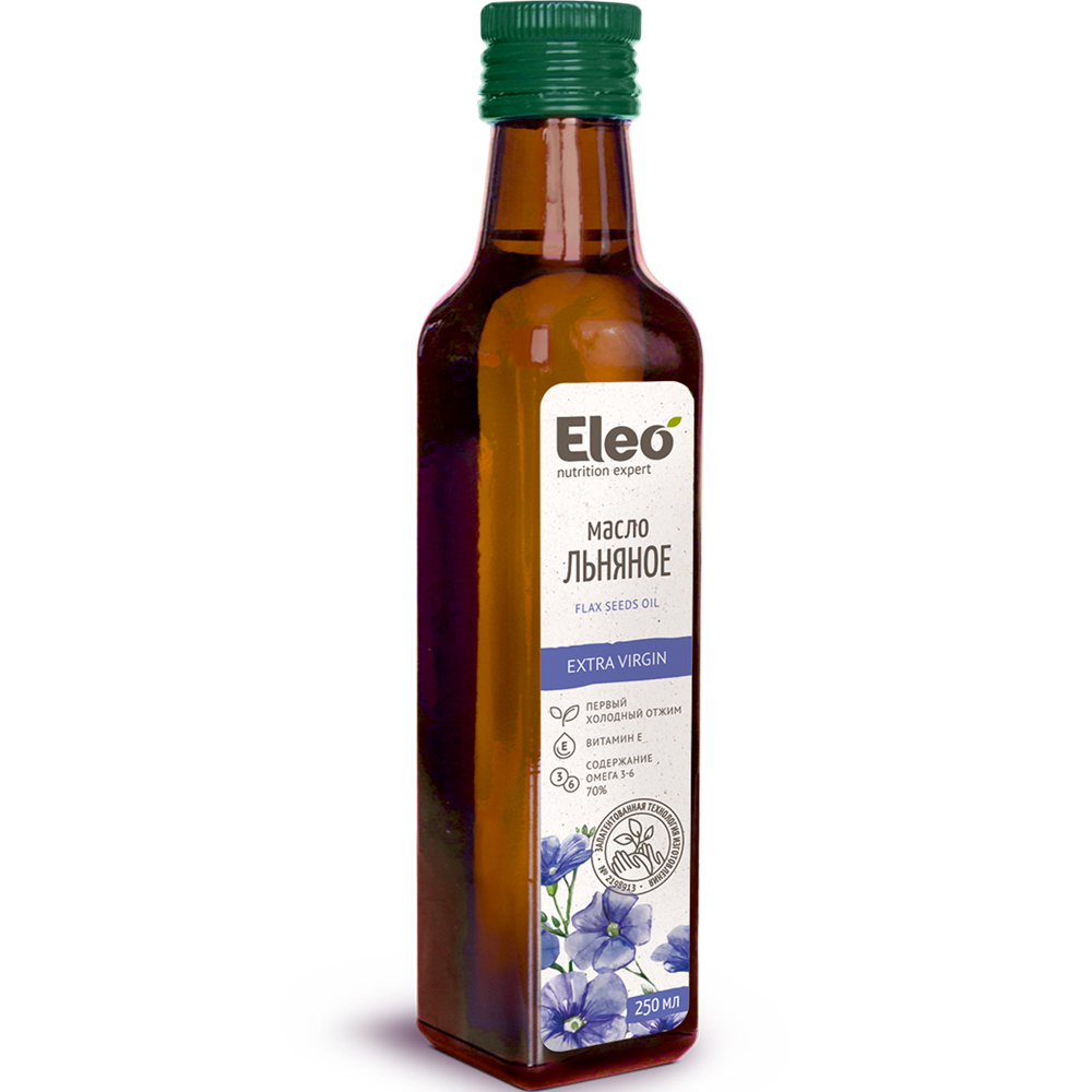 Linseed Oil Natural, Eleo, 8.5 fl oz / 250 ml