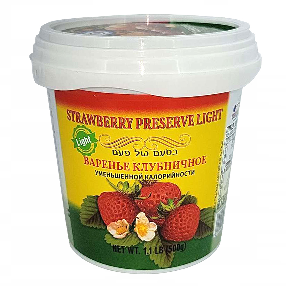 Strawberry Preserve Light Reduced Caloric Content, Rosman, 500 g / 1.1lb