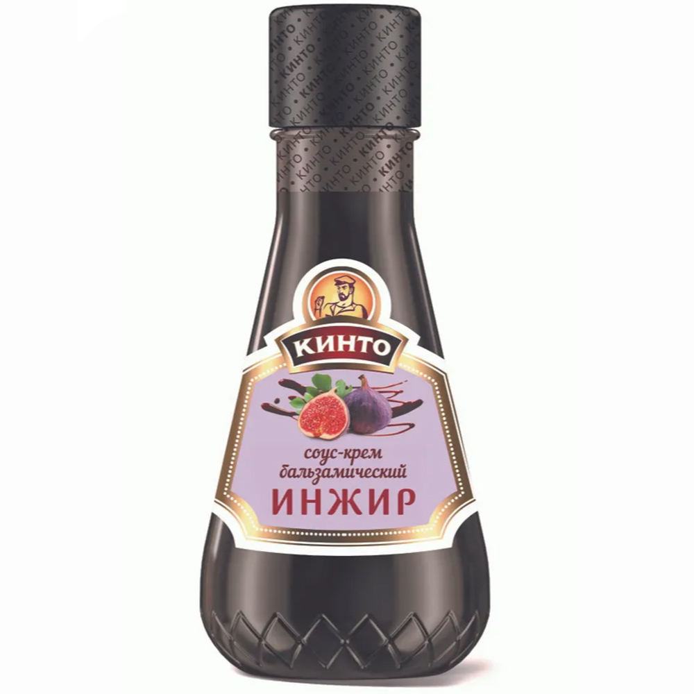 Thick Balsamic Cream Sauce with Figs, Kinto, 185g / 6.53oz