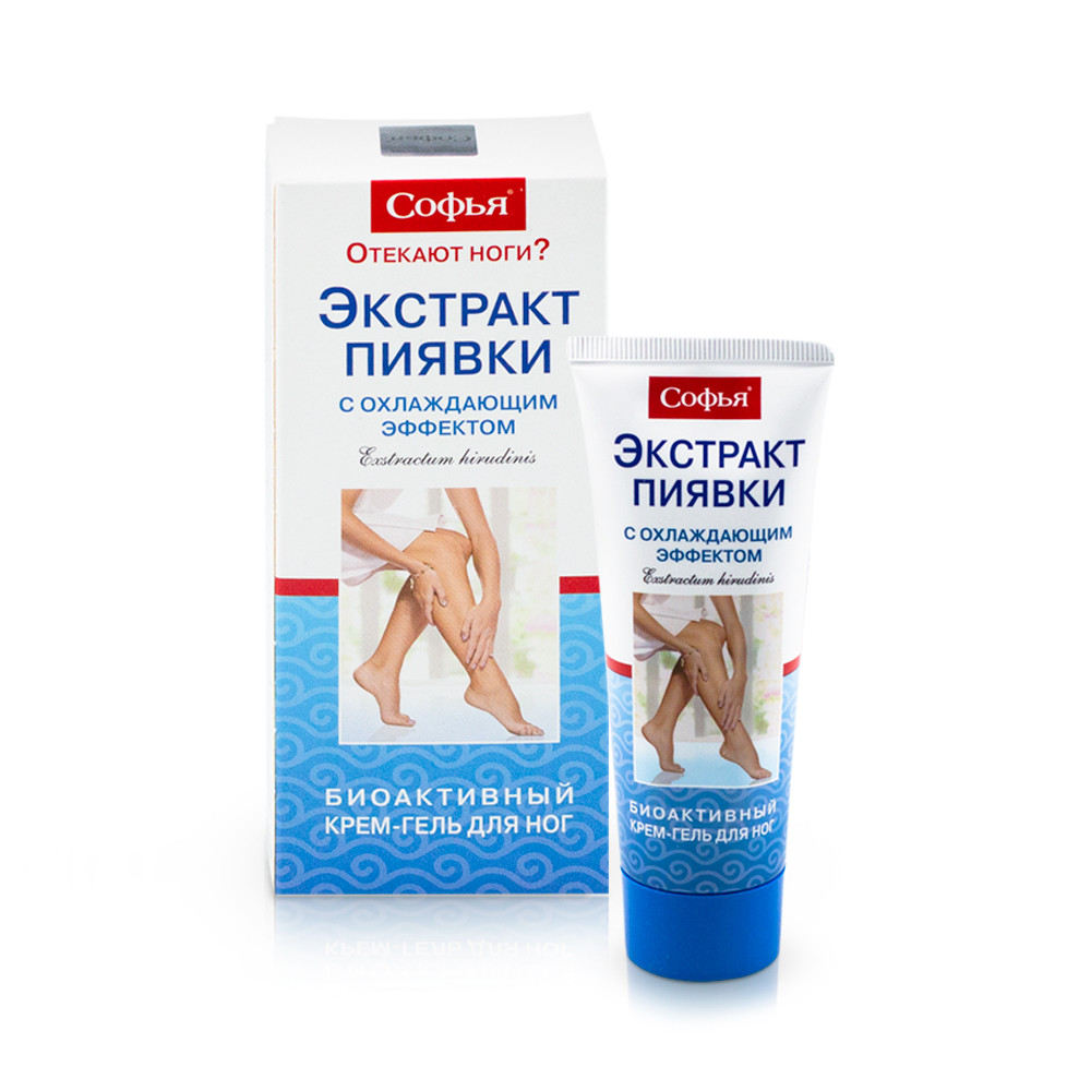 Sophia cream gel for feet cooling effect of extract of Leeches 75 ml