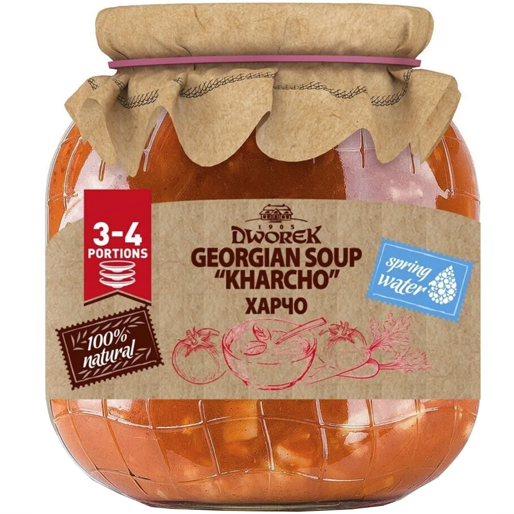 Georgian Tomato Soup Kharcho, Dworek, 25.4 oz / 720g