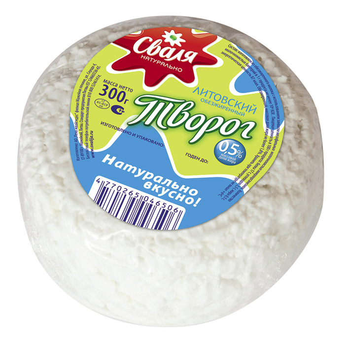 Farmer Cheese Lithuanian 0.5%, 10.58oz/300g