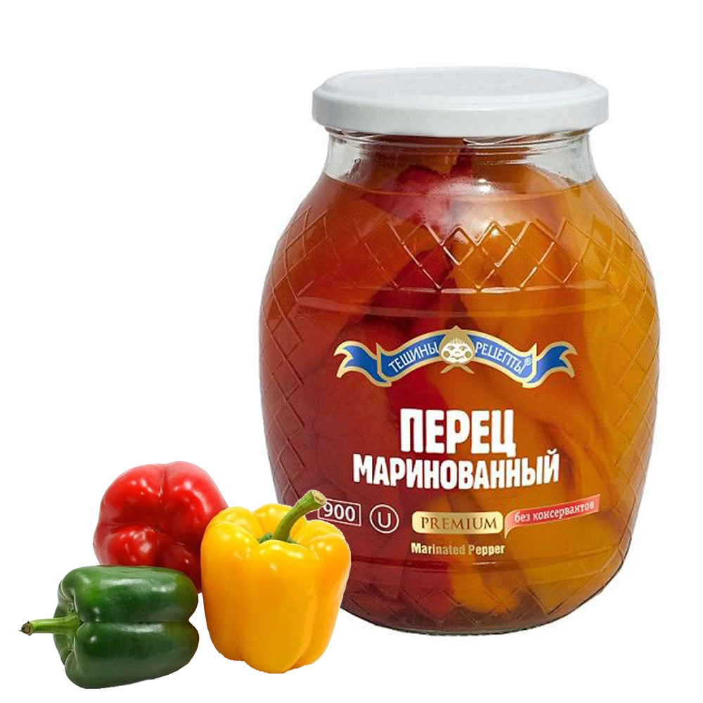 Marinated Pepper, Teshcha's Recipes, 1.98 lb/ 900 g