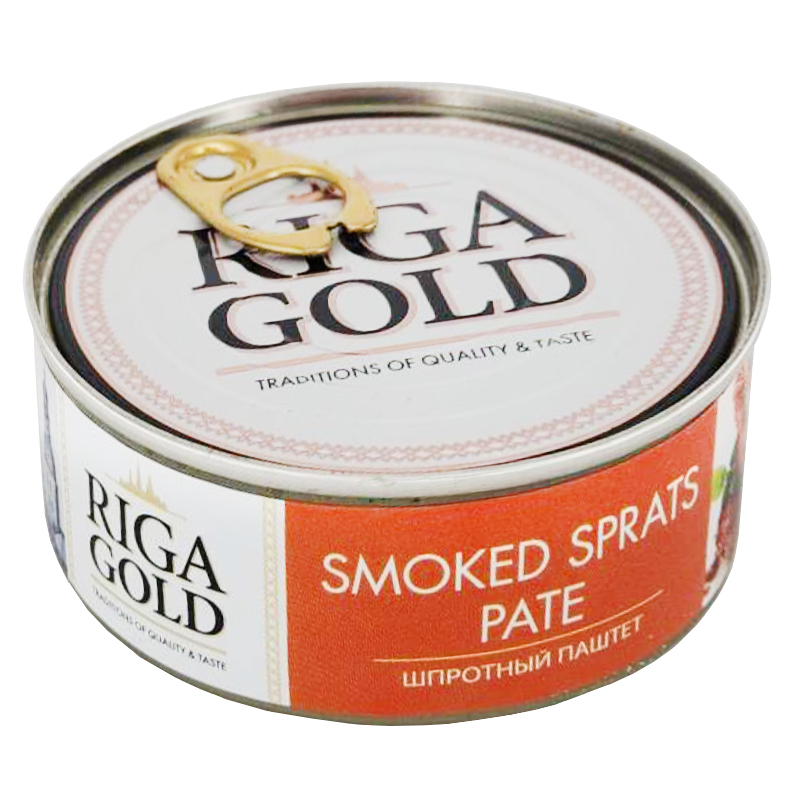 Smoked Sprat Pate, Riga Gold, 240g/ 8.47oz