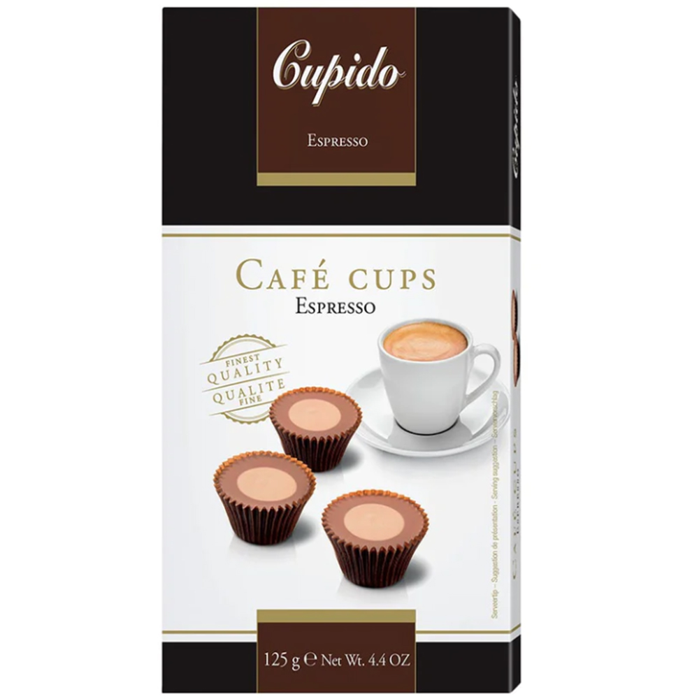 Chocolate Dessert Espresso Cups, Cupido, 125g/ 4.41oz 