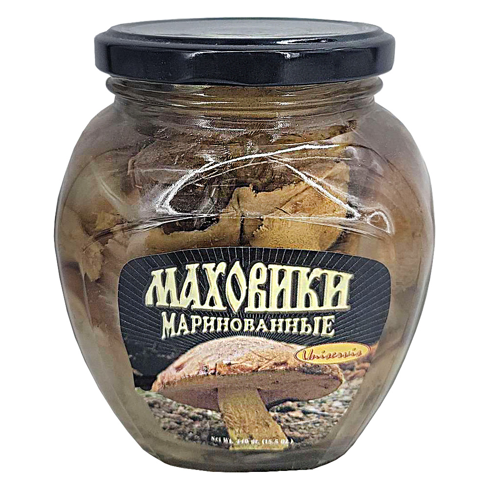 Marinated Slippery Jacks Mahoviki Mushrooms Uniservis, 15.52 oz/ 440 g