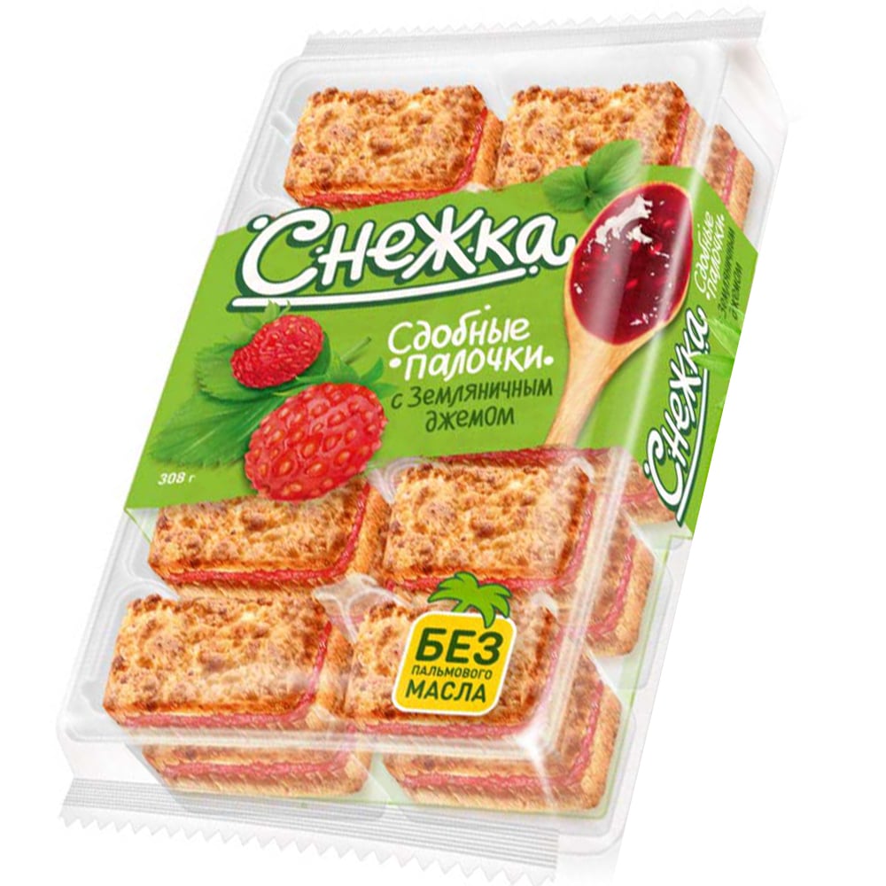 Pastry Sticks with Strawberry Jam