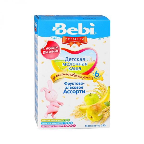 Bebi Premium Milk Porridge with Fruits and Grains, 8.82 oz / 250 g for Sale | $5.99 - Buy Online at RussianFoodUSA