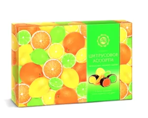 Assorted Citrus Chocolate Candy, 0.49 lb/ 220 g