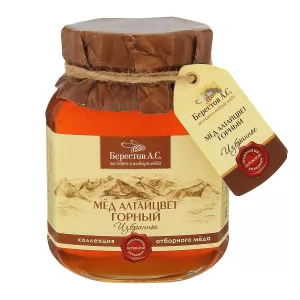 Mountain Altai Flower Honey, 17.56 oz / 500 g