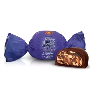 Chocolate Candy with Sunflower Seeds, Figs and Honey, 0.5 lb / 0.22 kg