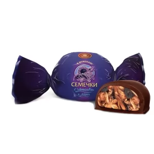 Chocolate Candy with Sunflower Seeds, Honey and Prunes, 0.5 lb / 0.22 kg