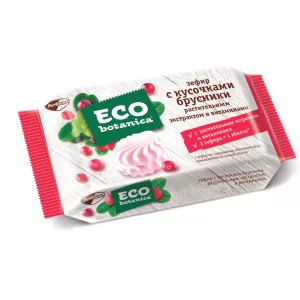 Marshmallows (Zefir) w/ Cranberries, Eco Botanica, 250 g/ 0.55 lb