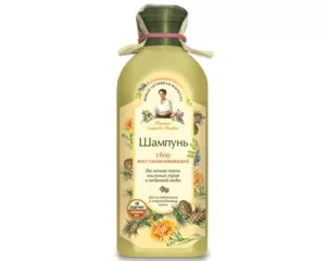 Shampoo Grandma Agafia Revitalizing with Cedar and Herbs for Weak and Damaged Hair, 11.83 oz/ 350 Ml