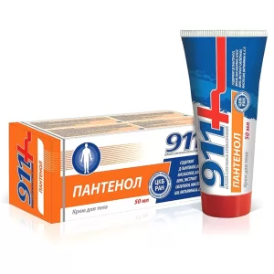 911 Panthenol Body Cream, 1.69 oz/ 50 Ml