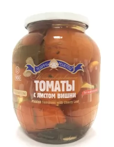 Pickled Tomatoes w/ Cherry Leaf, Teshcha's Recipes, 900 g