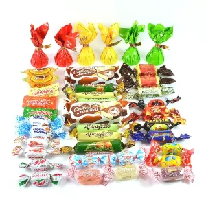 Assorted Chocolate, Caramel and Jelly Candies 