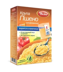 Uvelka Millet Groats 5x80 Boil-in-Bags, 14.10 oz/ 400 g