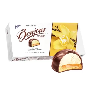 Chocolate Glazed Zefir Vanilla, Bonjour, 232 g