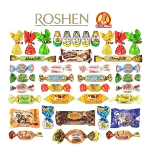 Candy Set from Slavyanka and Roshen Candy Factories, 3 lb / 1.36 kg