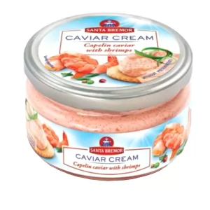 Capelin Caviar Spread with Shrimps, 6.35 oz / 180 g