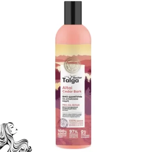 Bio-Shampoo Restoring Damaged Hair, Altai Cedar, Doctor Taiga, 13.53 oz/ 400 ml 