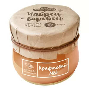 Сraft Honey Borovoi Thyme, Berestov, 260 g/ 0.57 lb