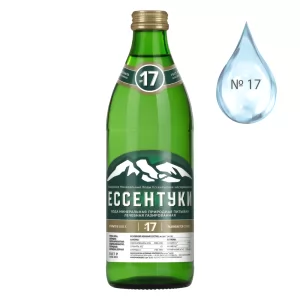 Thermal Water Essentuki #17 (Glass Bottle), 16.5 oz / 0.5 liter