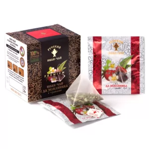 Premium Ivan-Tea and Wild Strawberry with Herbs, 12 pyramids *2g