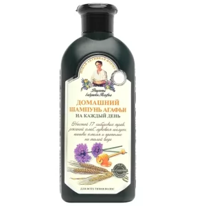 Shampoo for Dialy Use for All Hair Types w/Onion Peel, Hops Extract & Propolis, Recipes of Grandmother Agafya, 11.83 oz/ 350 Ml