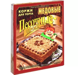 Honey Shortbread Cake Layers, Cherokа, 400g/ 14.11oz