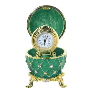 Easter Gift Ideas Egg Box with the Clock (green), 2.5