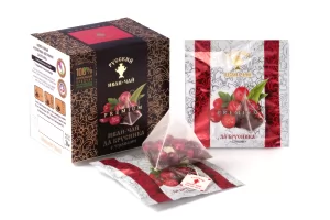 Premium Ivan-Tea Lingonberry & Herbs, 12 pyramids *2g