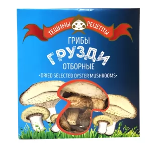 Selected Dried Oysters Mushrooms, Tescha's Recipes, 25 g/ 0.055 lb