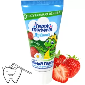 Baby Toothpaste-Gel, Strawberry, Drakosha, 60 ml/ 2.03 oz