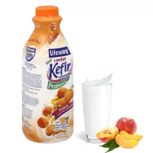 Lifeway Low Fat Kefir with Peach, 32 oz / 0.94 L
