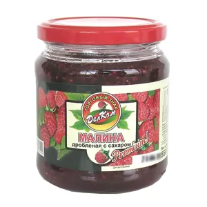 Raspberry Grated with Sugar, 21.16 oz / 600 g