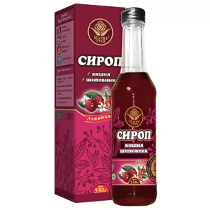 Cherry and Rosehip Syrup, Magiya Trav, 330 g/ 0.73 lb