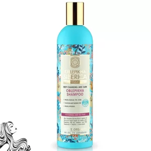 Shampoo Sea Buckthorn Deep Cleansing for Normal and Oily Hair, Natura Siberica, 13.52 oz/ 400 Ml