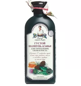 Thick Shampoo Strengthening for Weak Hair, Recipes of Grandmother Agafya, 11.83 oz/ 350 Ml