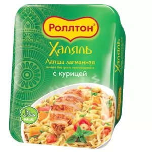 Instant Lagman Noodles with Chicken Halal, Rollton, 90g/ 3.17 oz