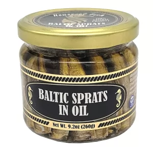 Smoked Sprats in Oil, Baltic, 260 g/ 0.57 lb