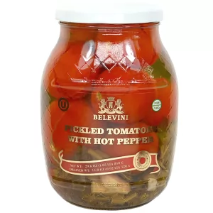 Pickled Tomatoes with Hot Pepper, Belevini, 840g/ 30oz