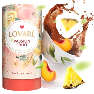 Black Tea Blend «Passion Fruit», Lovare, 80g/ 2.82oz