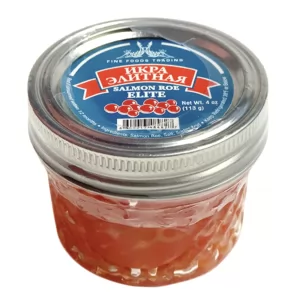 Red Salmon Caviar "Elite", Fine Foods Trading, 113g/ 4 oz
