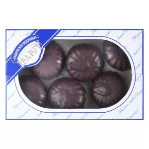 Dark Chocolate Glazed Marshmallow “Zefir”, Polet, 500 g / 17.64 oz