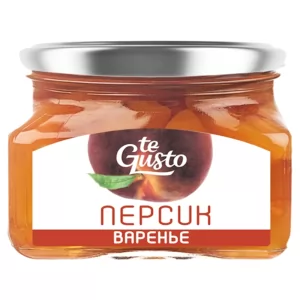 Peach Preserve, Te Gusto, 430g/ 15.17oz