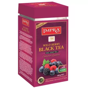 Wild Berries Flavored Loose Black Large Leaf Tea, Impra, 200g/ 7.05oz