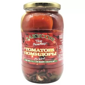Pickled Tomatoes, Zakuson, 33.81 oz/ 1 liter